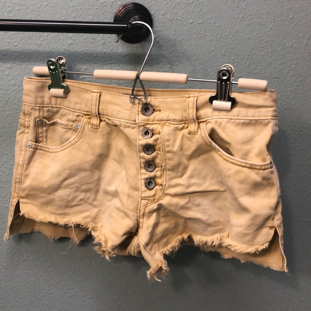 Free People Jean shorts
